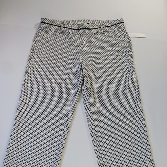 Zac & Rachel Women’s 12 White & Black Closed Pockets Pull-On Stretch Pants 34×29 - Picture 13 of 16
